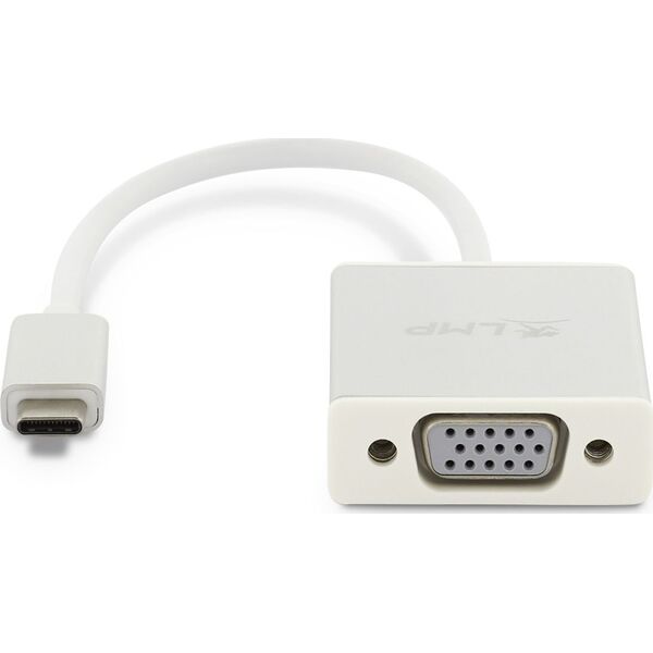 Adapter USB LMP 15979 USB-C - VGA Srebrny  (LMP-USBC-VGA-S)