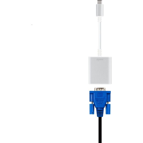 Adapter USB Moshi USB-C - VGA Srebrny  (MI-USBC-VGA)