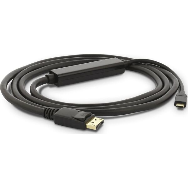 Kabel USB LMP USB-C - 1.8 m Czarny (LMP-USBC-DPC-B)