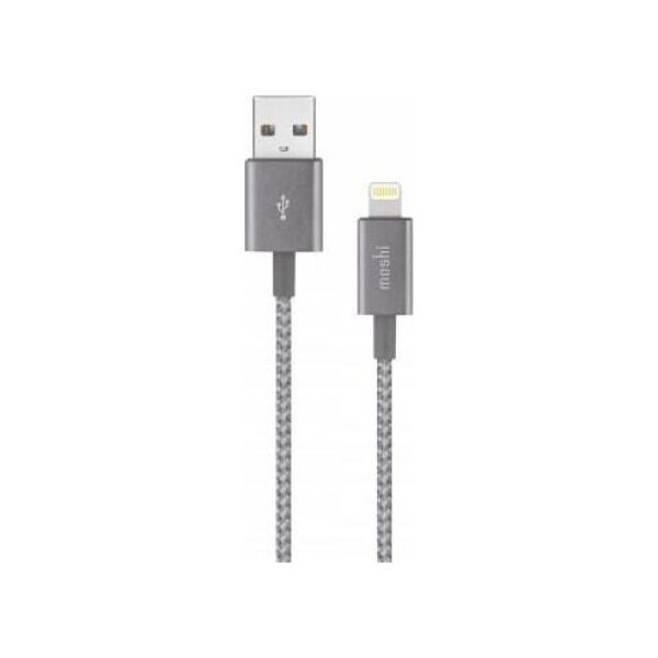 Kabel USB Moshi USB-A - Lightning Szary (MI-USBA-LIGHT-TG)