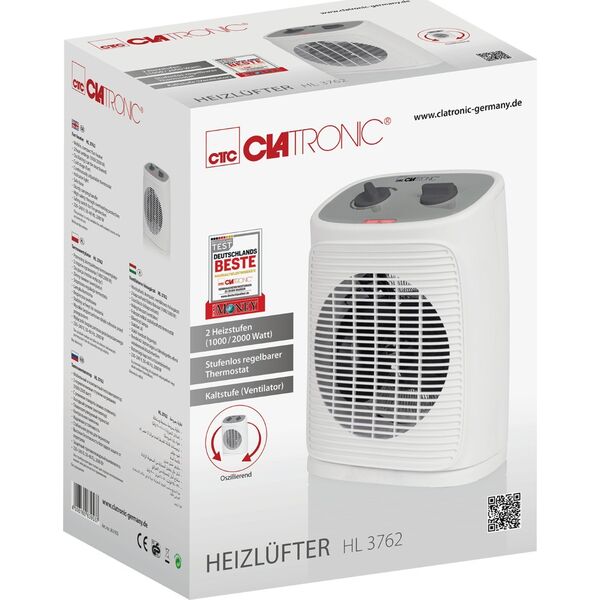 Termowentylator Clatronic TERMOWENTYLATOR CLATRONIC HL 3762 () - 90442