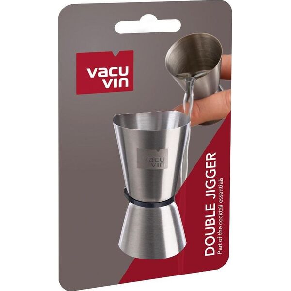 Vacu Vin Kubek miarowy dwustronny stalowy