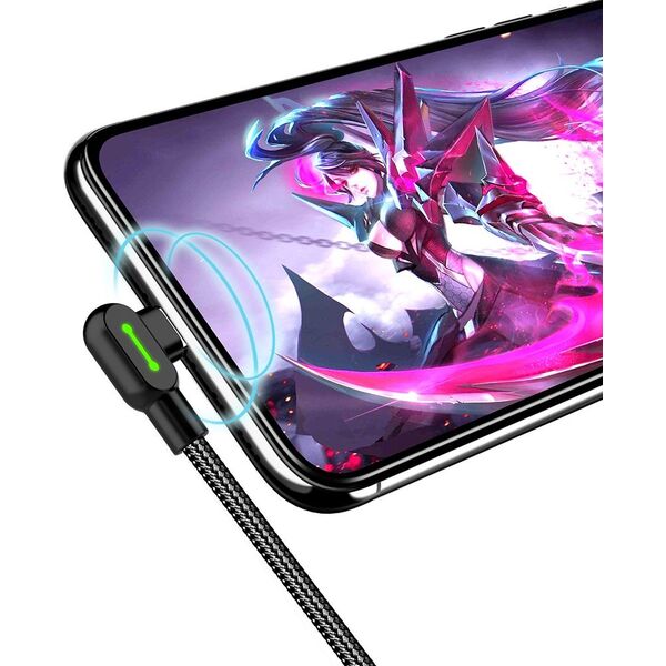 Kabel USB Mcdodo USB-A - Lightning 3 m Czarny (MDD44)