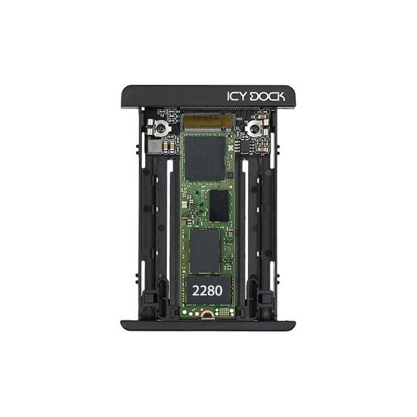 Kieszeń Icy Dock U.2 SFF-8639 - M.2 PCIe M-key EZConvert (MB705M2P-B)