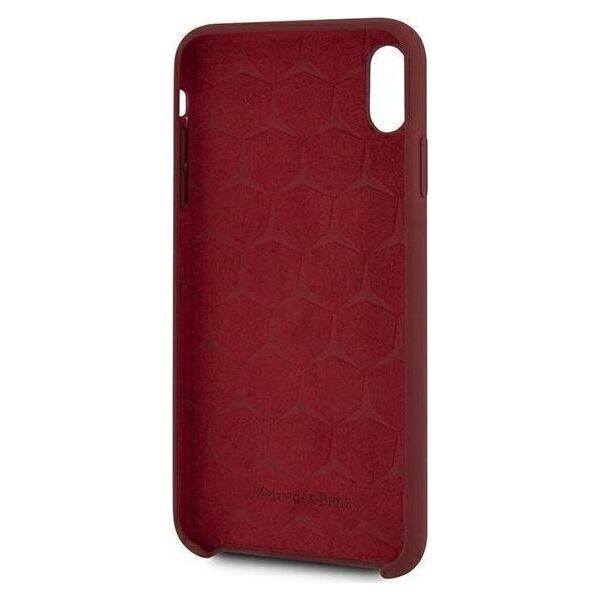 Mercedes Mercedes MEHCI65SILRE iPhone Xs Max czerwony/red hardcase Silicone Line