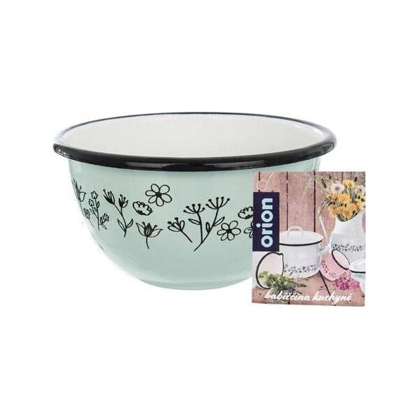 Orion Miska miseczka emaliowana LOUKA ZIELONA 12 cm 0,5L