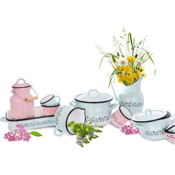 Orion Miska miseczka emaliowana LOUKA ZIELONA 12 cm 0,5L