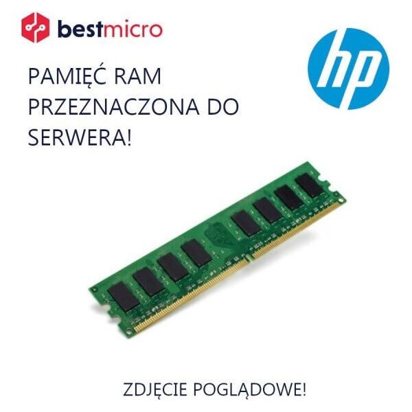 HP HP Pamięć RAM Memory Kit, DDR3 8GB 1333MHz, 1x8GB, PC3L-10600, CL9, ECC - 647650-071 - Refabrykowany, do serwera