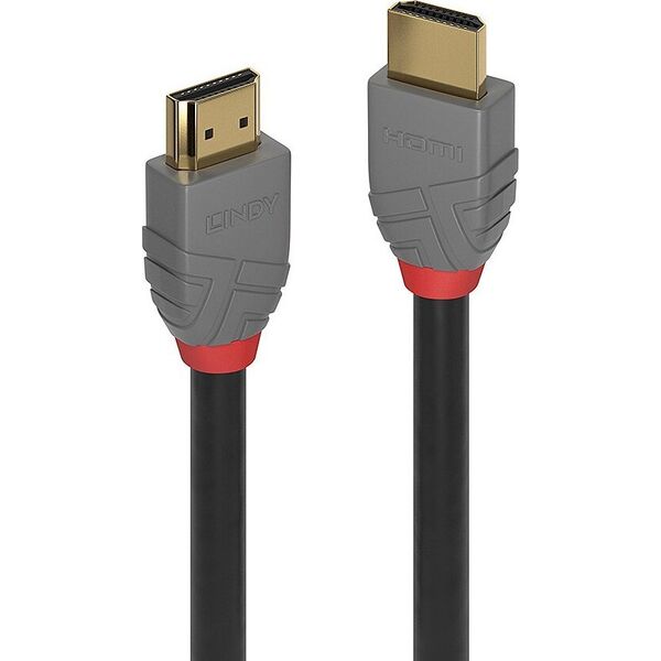 Kabel Lindy HDMI - HDMI 1m szary (36952)