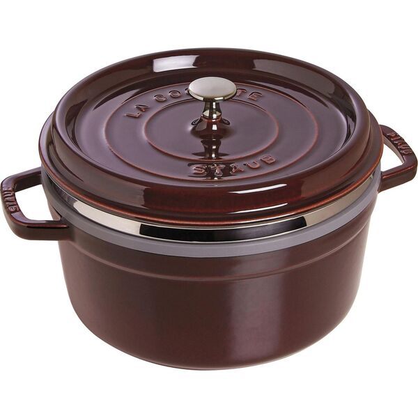 STAUB Garnek STAUB żeliwny okrągły wkład 4.6 ltr grenad.