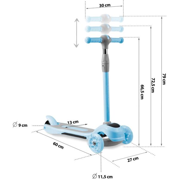 Hulajnoga Ricokids Piko Niebieski (765003)