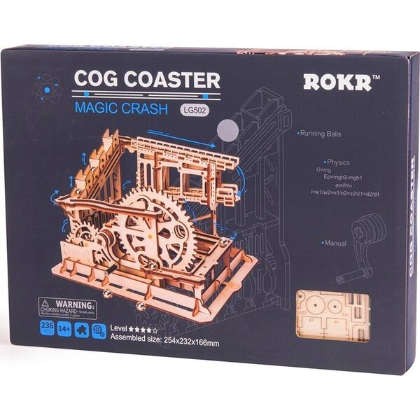 Robotime Technology ROBOTIME Drewniany Model Puzzle 3D Tor Mechaniczny