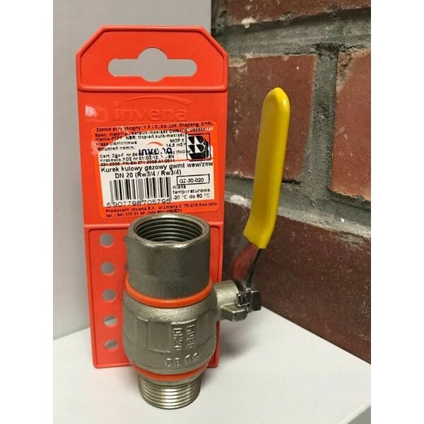 Invena ZAWOR GAZOWY DN-20 W/Z