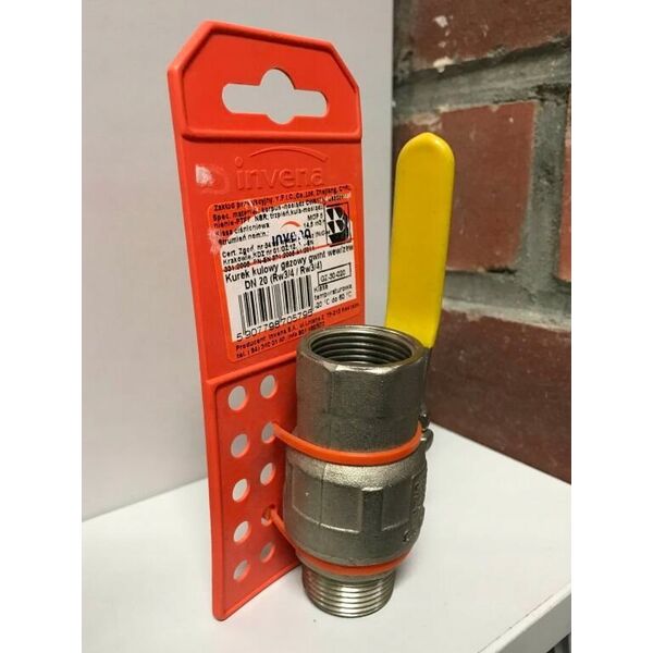 Invena ZAWOR GAZOWY DN-20 W/Z