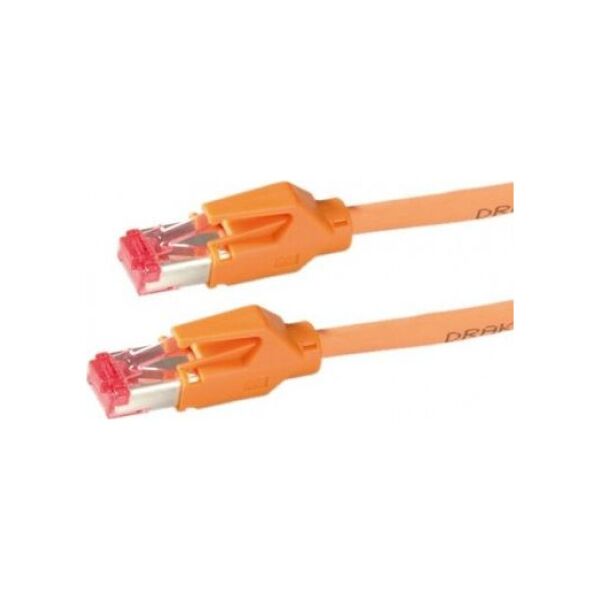 Draka DRAKA Patchcord S/FTP Kat.6 H pomarańczowy 5m