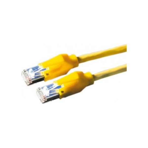 LEONI KERPEN KERPEN E5-70 PatchCord S/FTP (PiMF) Kat.6 LSOH żółty 0.5m