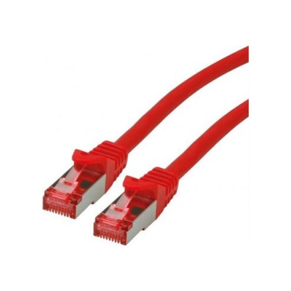 Roline ROLINE S/FTP Patchcord Cat.6 Component Level, LSOH, czerwony, 10.0 m
