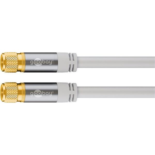 Kabel Goobay Antenowy (F) 2m biały (JAB-4411000)