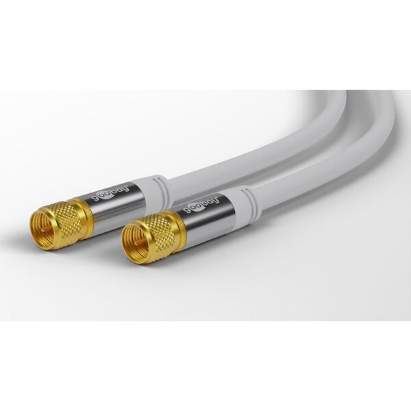 Kabel Goobay Antenowy 3m biały (JAB-4411050)