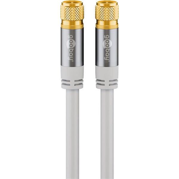 Kabel Goobay Antenowy (F) 10m biały (JAB-4411052)