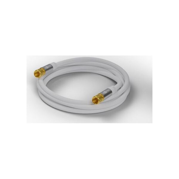 Kabel Goobay Antenowy (F) 10m biały (JAB-4411052)
