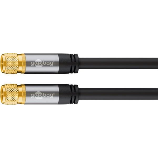 Kabel Goobay Antenowy (F) 5m czarny (JAB-4411054)
