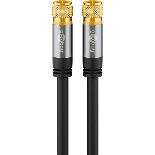 Kabel Goobay Antenowy (F) 10m czarny (JAB-4400768)