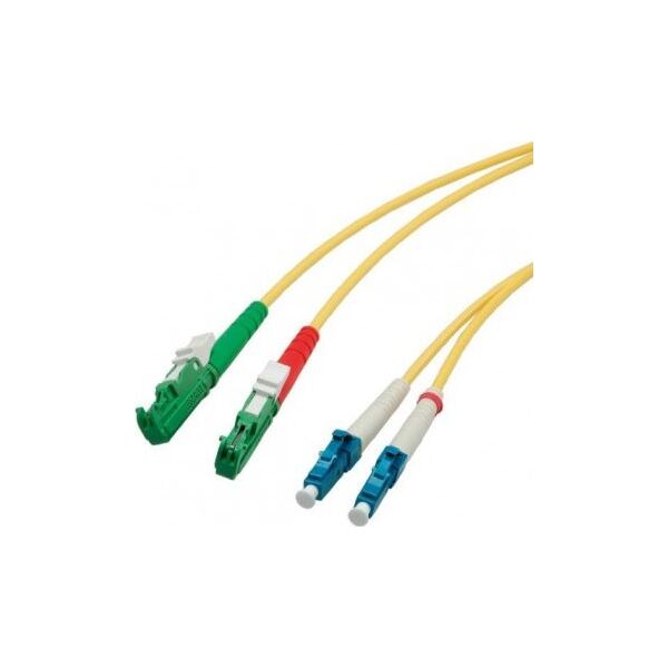 R&M Patchcord światłowodowy LWL duplex 9/125um E2000APC/LC 1.0m