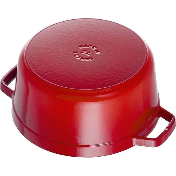 STAUB Garnek żeliwny okrągły 5,2 l czerwony (40509-840-0)