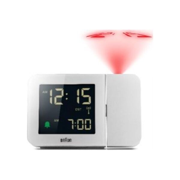 Radiobudzik Braun Braun BC 015 W-DCF white Radio Controlled Alarm Clock
