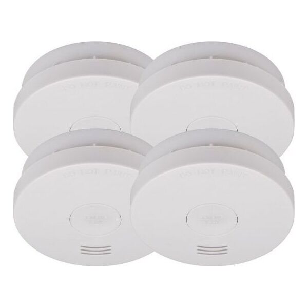 Brennenstuhl 4x Brennenstuhl Smoke Detector 10 years VDS3131 prooved