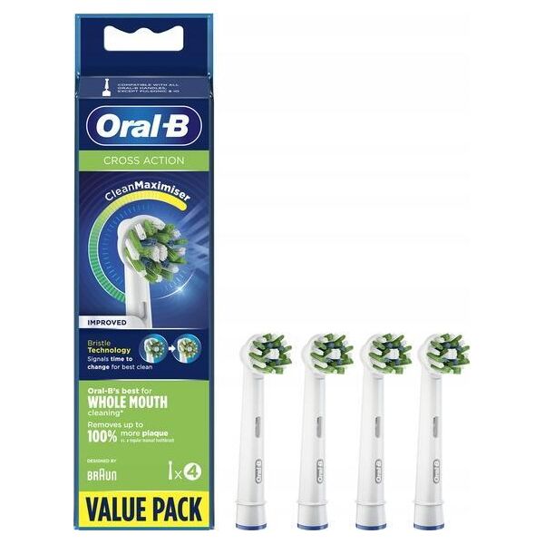 Końcówka Oral-B do szczoteczki elektrycznej Cross Action 4szt.