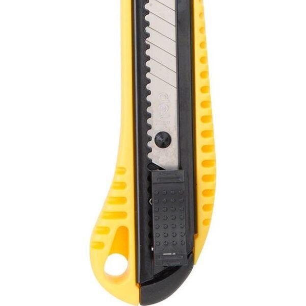 Deli Nożyk z łamanym ostrzem Deli Tools EDL003, SK5, 18mm (żółty)