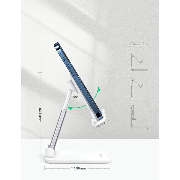 Podstawka Ugreen UGREEN LP373 Podstawka, stojak na telefon / tablet (czarny)