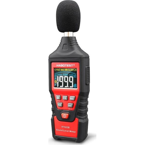 Habotest Cyfrowy miernik decybeli Habotest HT622B, USB, A/C