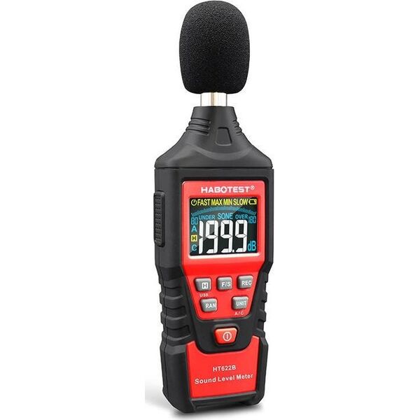 Habotest Cyfrowy miernik decybeli Habotest HT622B, USB, A/C