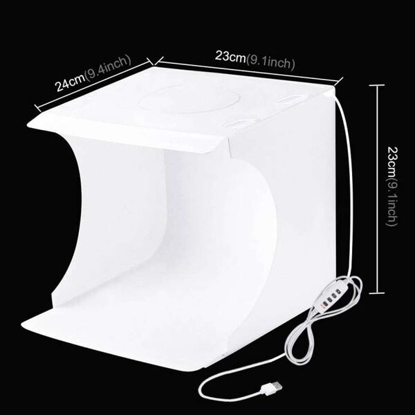 Puluz Puluz Namiot bezcieniowy 23cm LED PU5023