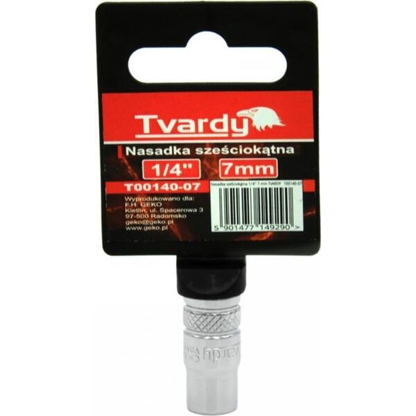 Geko NASADKA SZEŚCIOKĄTNA 1/4" 7 MM TVARDY (10/100) T00140-07 GEKO