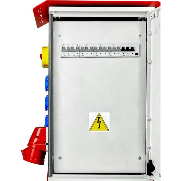 Doktorvolt Rozdzielnica budowlana na stojaku OS-S/FI SET 2x32A 1x16A 8x230V Doktorvolt 7228
