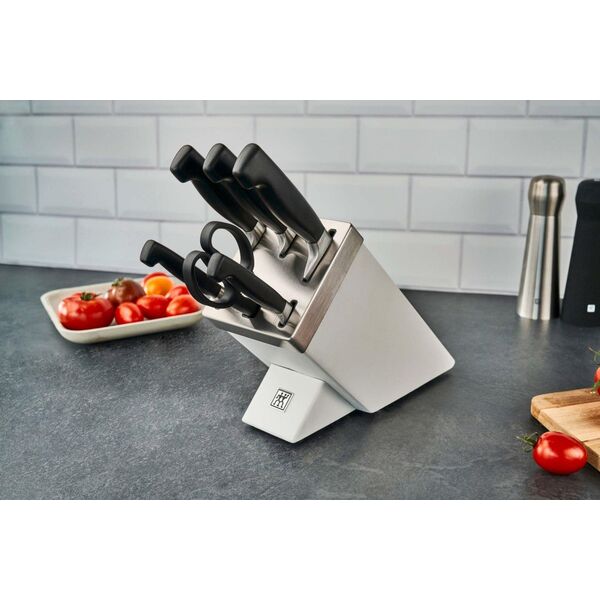 Zwilling Zestaw noży samoostrzących ZWILLING Four Star 35148-207-0 7 elementów biały