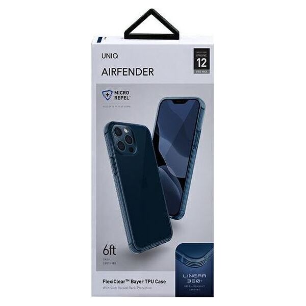 Uniq UNIQ etui Air Fender Apple iPhone 12 Pro Max niebieski/nautical blue