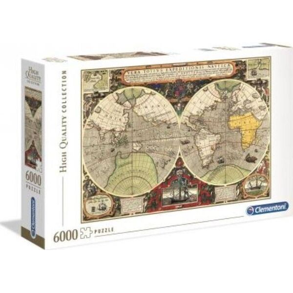 Clementoni Puzzle 6000 HQ Antique Nautical Map uniw.