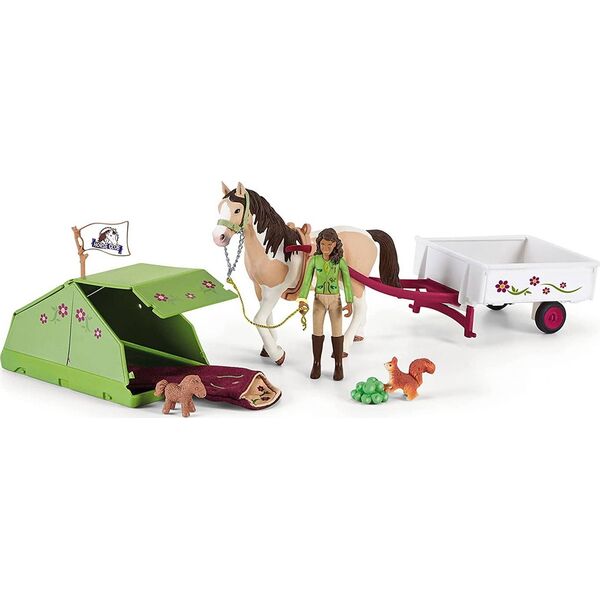 Figurka Schleich Horse Club - Sarah na kampingu