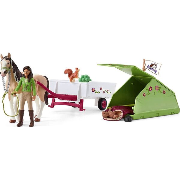 Figurka Schleich Horse Club - Sarah na kampingu