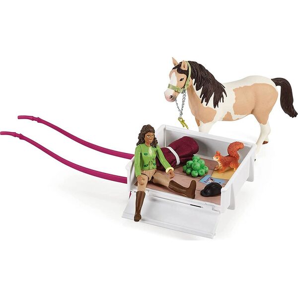 Figurka Schleich Horse Club - Sarah na kampingu