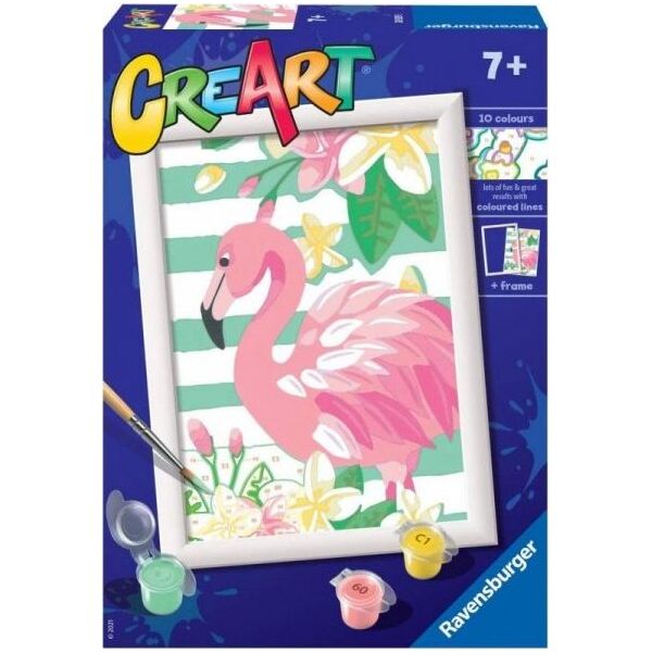 Ravensburger CreArt dla dzieci: Różowy flaming