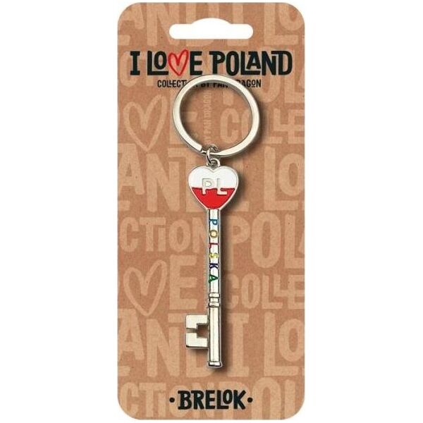 Breloczek Pan Dragon Brelok I love Poland Polska ILP-BRE-A-PL-04