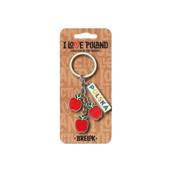 Breloczek Pan Dragon Brelok I love Poland Polska ILP-BRE-C-PL-06