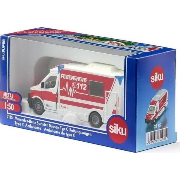 Siku Siku Super - Mercedes-Benz Sprinter Ambulans S2115