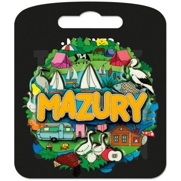Pan Dragon Magnes I love Poland Mazury ILP-MAG-C-MAZ-07